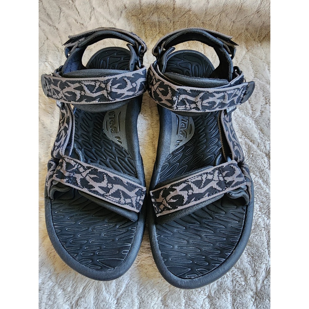 Teva Terra Fi 2 Mens Sandals 11 Black Grey Adjustable Sport Hiking